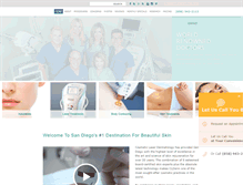 Tablet Screenshot of clderm.com